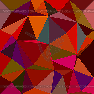 Dark color irregular triangle mosaic background - vector clipart