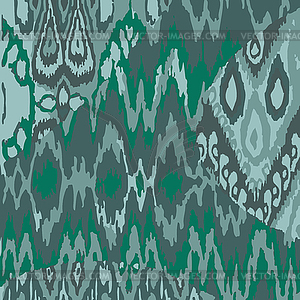 Colored seamless ethnic print pattern - vector clip art