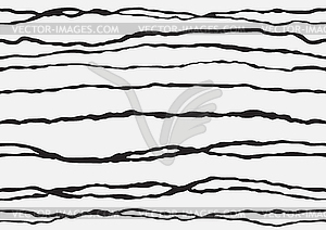 Wave seamless striped abstract background vintage - vector image