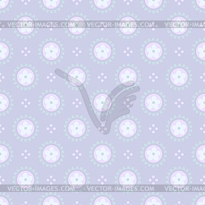 Simple seamless minimalistic floral patter - vector clipart