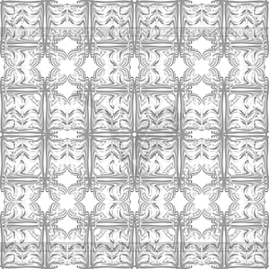 Gray pattern seamless on white abstract  - vector clipart / vector image