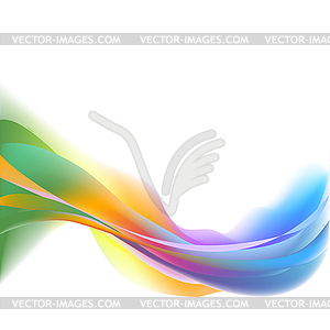 Wave abstract background rainbow vertical horizontal - vector clip art