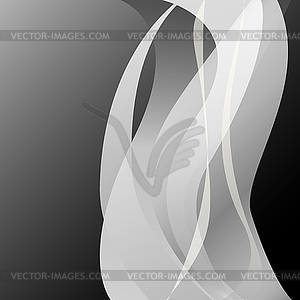 Black and white fiery flame monohrom vertical - stock vector clipart