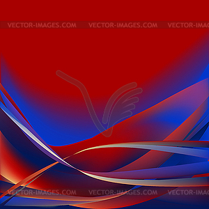 Colorful waves abstract background  - royalty-free vector clipart