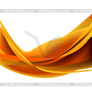 Fire flame wave abstract background - color vector clipart