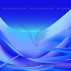 Waves abstract background colorful blue - vector clipart