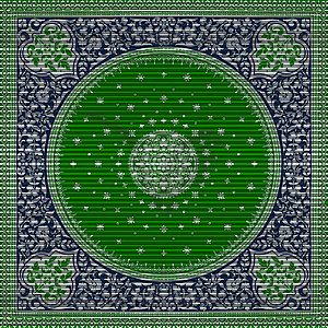 Абстрактные цветочные мозаики старинные украшения фон - клипарт в векторе / векторное изображение