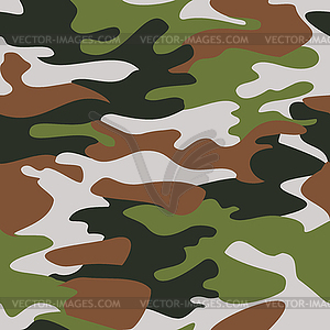 Camouflage pattern background seamless - vector image