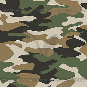 Camouflage pattern background seamless - stock vector clipart