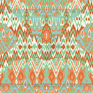 Patchwork ethnic bohemian arabesque pattern print. - vector clipart