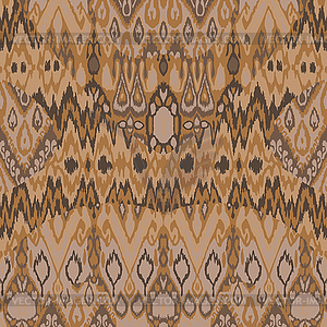 Ethnic tribal carpet, plaid pattern fabric wrapping - vector clipart