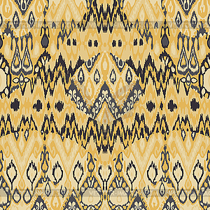 Ethnic tribal carpet, plaid pattern fabric wrapping - vector image