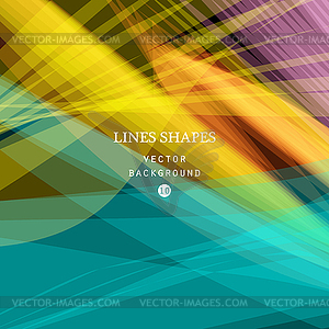 Bright colorful modern striped abstract background  - vector EPS clipart