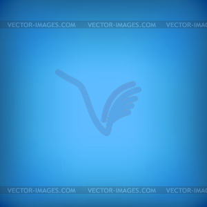 Bright colorful modern smooth juicy blue light - vector clipart