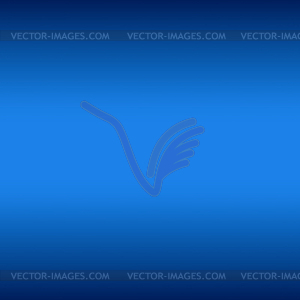 Bright colorful modern smooth juicy blue light - vector image