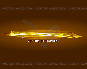 Линии форм освещения диссертации на золотой темноте - векторизованное изображение клипарта