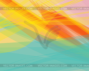 Colorful abstract background banner, transparent - vector image