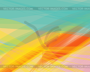 Colorful abstract background banner, transparent - vector clipart