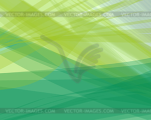 Abstract green background banner, transparent wave - vector clipart