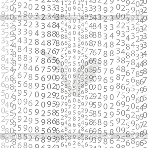 Matrix concept black and white background with - vector image