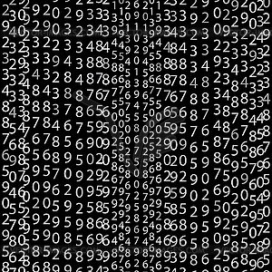 Matrix concept black and white background with - vector image