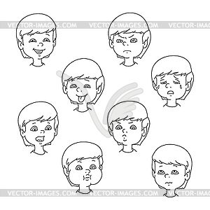 face clip art black and white