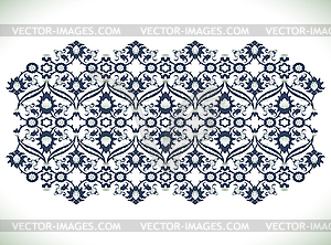 Arabesque vintage damask floral decoration lace - vector clipart