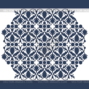 Laser cut floral arabesque ornament pattern . - vector image