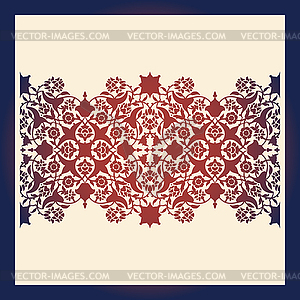 Laser cut floral arabesque ornament pattern . - vector clipart / vector image