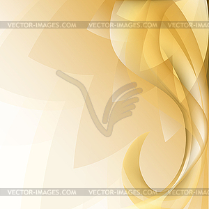 Abstract colorful elegant waves floral pattern - vector image