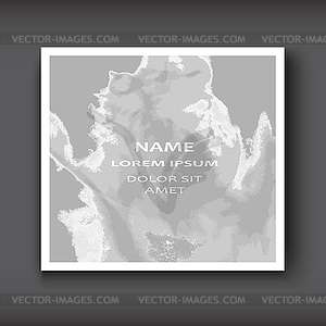 Blue Watercolor explosion shape artistic covers - vector clipart