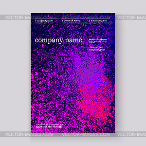 Neon colorful explosion paint splatter artistic - vector clipart