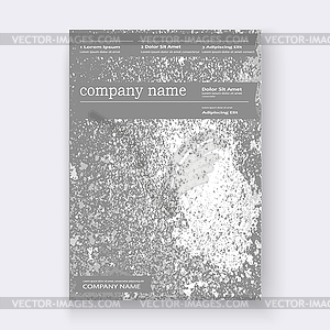 Silver paint splash, splatter explosion glitter - vector clip art