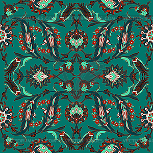 Arabesque vintage decor floral ornate pattern for - vector image