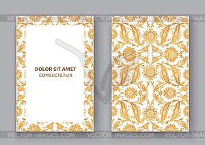 Arabesque vintage decor ornate pattern for design - vector clip art