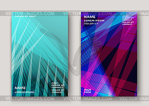 Modern technology striped abstract covers design. - vector clipart