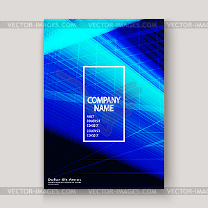 Modern technology striped abstract covers design - vector image