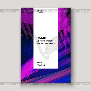 Modern technology striped abstract covers design - vector image