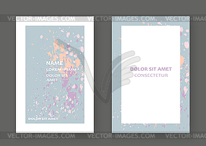 Neon pastel explosion paint splatter artistic - vector image