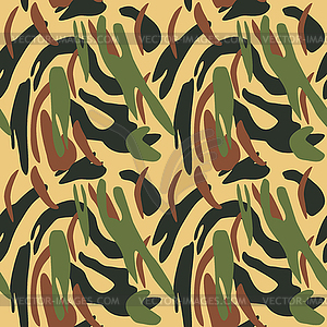 Camouflage pattern background seamless . Clas - vector clipart
