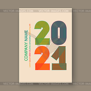 Абстрактный современный дизайн обложки красочный неоновый зигзаг - векторный эскиз