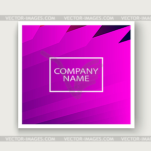 Minimal cover graphic design . Neon halftone pink - vector clip art