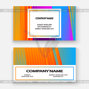 Minimal cover set design . Neon blurred yello - royalty-free vector image