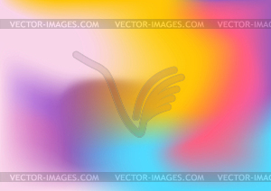 Abstract blur fluid shapes wave pattern, blurry wav - vector image