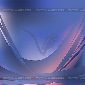 Abstract blur fluid shapes waves pattern, blurry - vector image