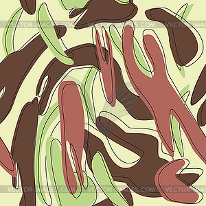Camouflage pattern background seamless . Mode - vector clipart