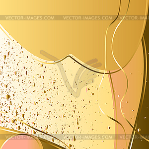 Золотисто-розовый абстрактный фон. Современный модный голень - клипарт в формате EPS
