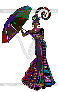 Ethnic fashion - vector clipart