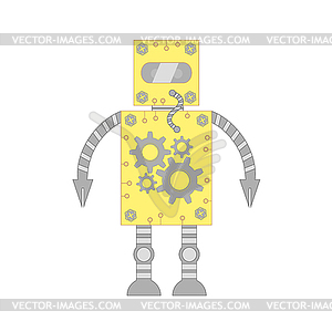Robot - vector clipart