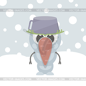 Snowman - vector clip art